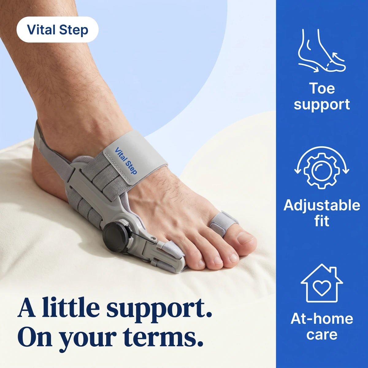 Vital Step adjustable bunion corrector — gallery image 1