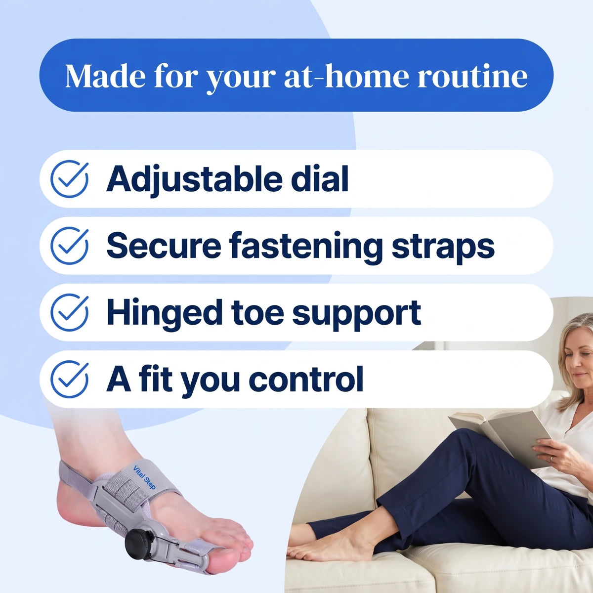 Vital Step adjustable bunion corrector — gallery image 3